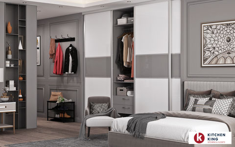 Wardrobe, Closet designs to fit your space in Dubai, UAE | KITCHEN KING