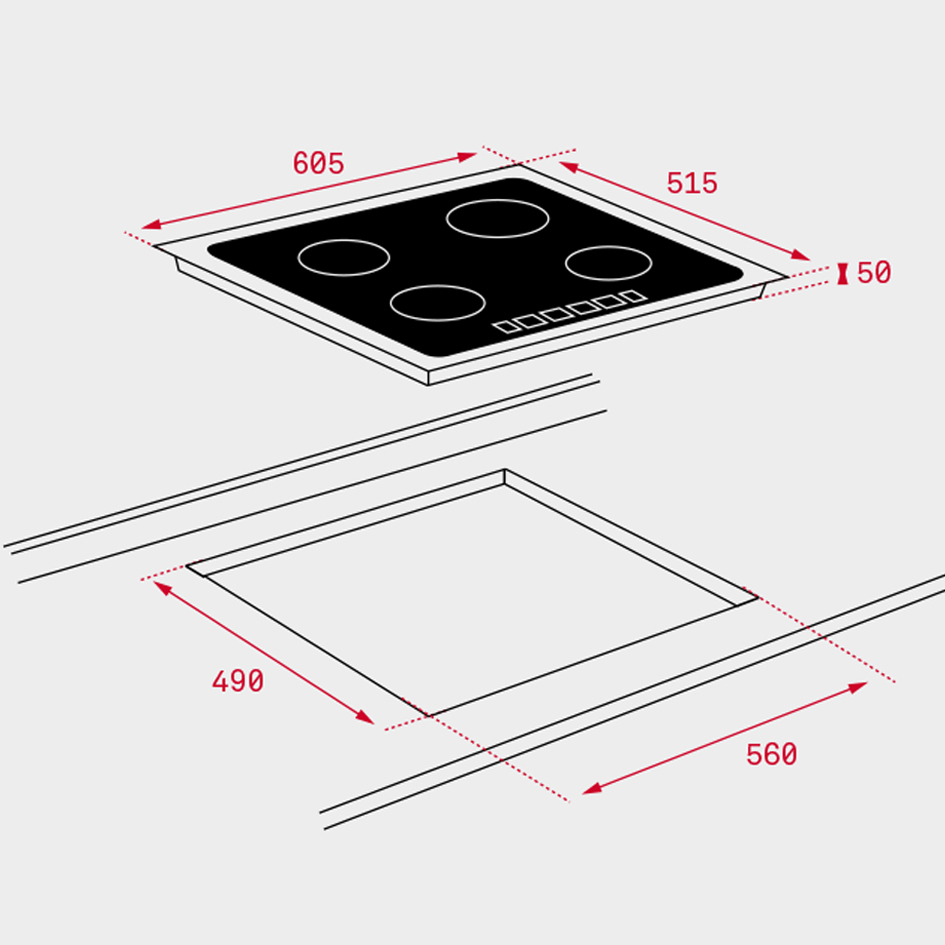 Teka It 6450 Iknob Induction Hob Kitchen King